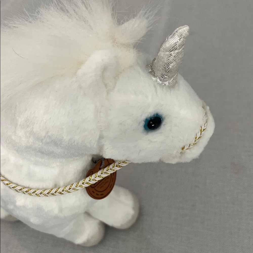 Breyer White Plush Unicorn with Silver color  Horn. - Picture 7 of 10